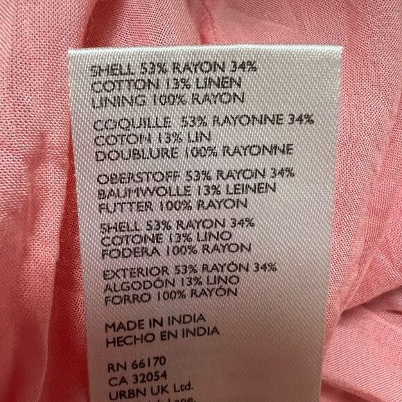 Free People Dress Altura Babydoll Minidress Floral Pink Red Size Large - Picture 15 of 16